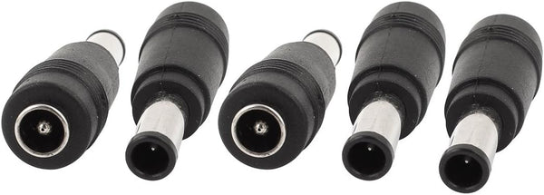 uxcell 5 Pcs 6.0mmx4.0mm Male to 5.5x2.5mm Female DC Power Jack with Pin