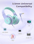 iClever HS19S Kids Headphones - 85dBA Safe Volume Limiter, Over Ear Stereo Headphones for Kids, Foldable 3.5mm Jack for