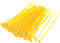 URBEST 1000 Pcs Self Locking Wire Cable Zip Ties - 6 Inch Nylon Zip Tie, Fasten Wrap, Yellow