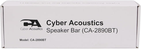 Cyber Acoustics USB & Bluetooth Speaker Bar (CA-2890BT), USB Powered Speaker with Speakerphone for PC, Bluetooth for