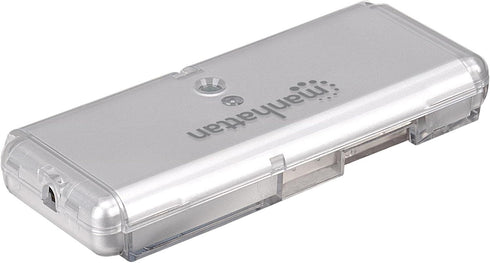 Manhattan 4-Port Hi-Speed USB Pocket Hub in Silver (160599)
