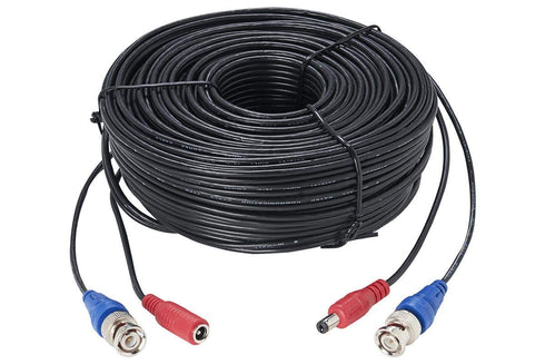 Lorex CB60UB4K 60ft (18m) Premium 4K BNC RG59/Power Siamese Accessory Cable, Supports
