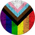 LGBT-Q Black Pride Rainbow Flag, African American BLM Gift PopSockets Swappable PopGrip