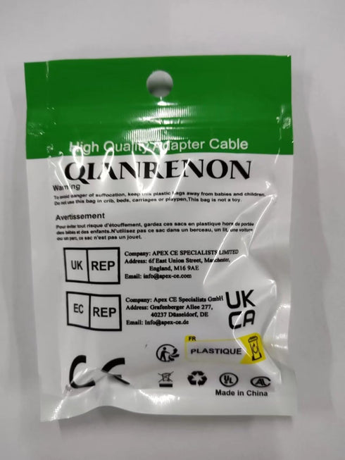 QIANRENON 240W USB4.0 C PD Fast Charging Cable, 40Gbps Type C U Angle Short Cable for Phone Thunderbolt 3/4, 13cm/5.1in