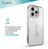 Speck 16 Clear iPhone Pro Case - Slim Phone Case - GemShell - Clear/Platinum Glitter