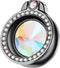 Glitter Bling Bling Phone Ring Holder, Sparkle Rhinestone Kickstand for Girls Women, Black