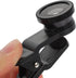 TEHAUX 1set Phone Camera Lens Macro Wide Angle Fisheye Lens Kit for Mobile Photography and Attachments Easy to Install