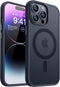 CANSHN Magnetic iPhone 14 Pro Case, Compatible with MagSafe, Translucent Matte, Slim Thin Shockproof Bumper Cover, 6.1
