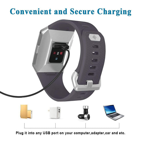 Charging Cable for Fitbit Ionic, 3.3FT Replacement USB Charger Cable Cord Adapter for Ionic Smart Watch