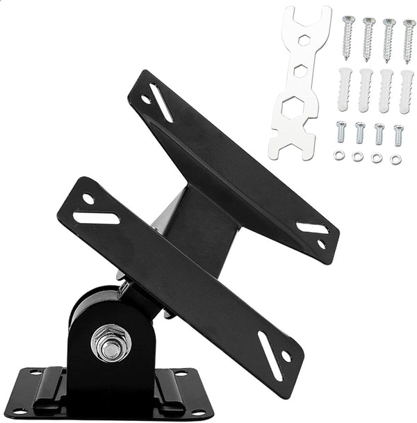 TV Monitor Wall Mount Bracket with Swivel Articulating for 14-24 Inch LED LCD Flat Screens, Max VESA 75x75mm