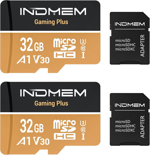 Cloudeck 2 Pack Micro SD Card 32GB High-Speed Performance (90MB/s Read, 25MB/s Write),