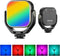 ULANZI VL66 RGB Adjustable Rechargeable Mini Video Light, 2500-6500K, Dimmable, Ultra Bright for DSLR