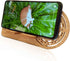 Wooden Desk Cell Phone Stand, Charging Organizer Compatible with iPhone, iPad, and Tablets, Use Horizontally or