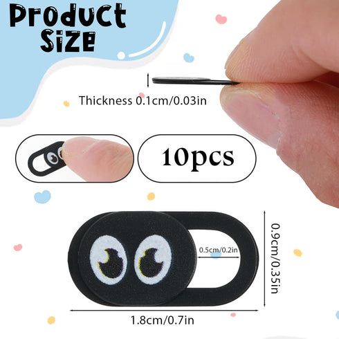 YQQYG 10 Pcs Laptop Camera Cover Slide, Webcam Cover Slide, Laptop Camera Cover Slide Thin, Cell Phone Camera Cover
