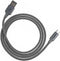 Ventev Chargesync Alloy Cable, USB A to Micro USB, 4ft, Steel Gray