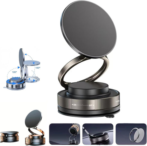 Generic Vacuum Magnetic Car Phone Holder 361 Adjustable Foldable Portable Magnetic Phone Holder