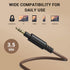 OneOdio Fusion A71/HiFi/Pro C/Pro M Wired Headphones Audio Cable, Brown - 6.35mm to 3.5mm