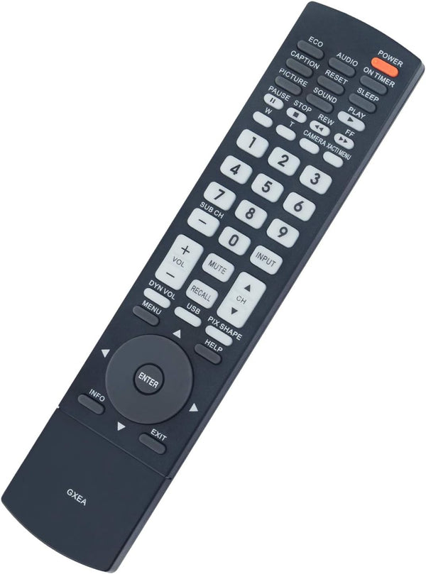 GXEA Replace Remote for SANYO TV Models DP40142, DP42410, DP32242, DP37840, DP42840, DP46142, and more