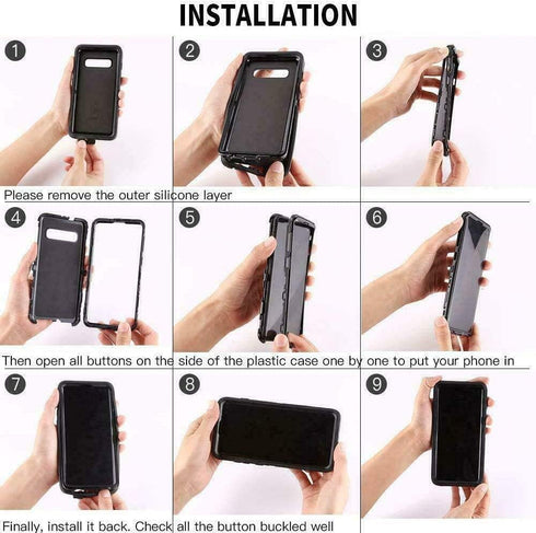 Galaxy S10 Defender Case, Protective Shockproof Hybrid Dual Layer Design Hard Cover