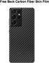 Ibywind Screen Protector for Samsung Galaxy S21 Ultra 5G 6.8" - 2Pcs Flexible TPU, Camera Lens & Back Carbon Fiber Film.