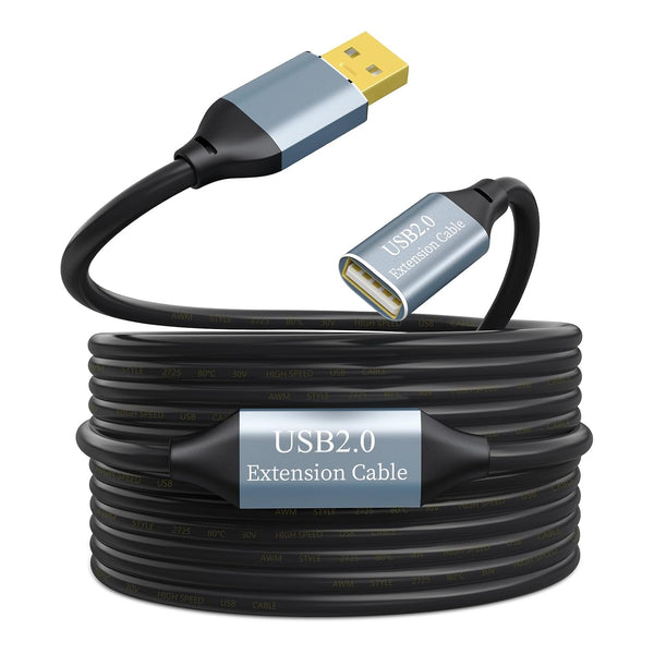 SSSGRGB Active USB Extension Cable 50FT, USB 2.0 Type A Male to A