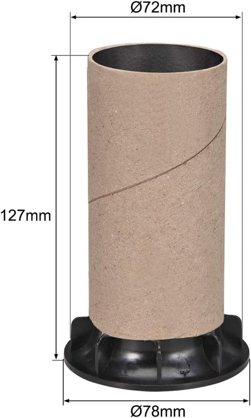 uxcell 72mm x 127mm Speaker Port Tube, Subwoofer Bass Reflex Tube, 2pcs