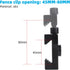 FPN Camera Fence Mount for Live Streaming, Fence Phone Holder Mounting Kit for Game Changer to Recording