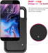 Diverbox Heavy Duty Shockproof Phone Cover for Apple iPhone 8 Plus & 7 Plus, Dust-Proof Protection - Black