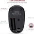seenda Wireless Mouse, 2.4G Noiseless Mouse with USB Receiver, Portable Computer Mice for PC, Tablet, Laptop - Red &