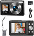 DILTEX 4K 48MP Digital Camera for Teens with Autofocus and Dual Screen for