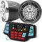 UTV ATV Bluetooth Amplifier Sound System, Hand-free Speakers FM USB Audio System with 12V Motorcycle Waterproof Speakers