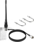 eifagur VHF Marine Radio Antenna Low-Profile 156-163MHz Antenna PL259 Connector with 16.5 Feet