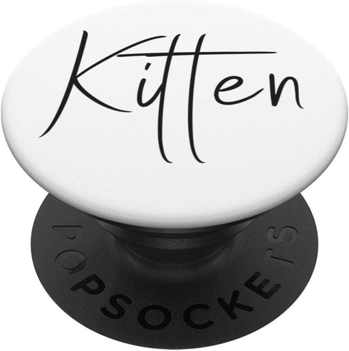 PopSockets PopGrip: BDSM Popsocket Kitten Petplay Casual Discreet Gift Swappable Grip for Phones & Tablets