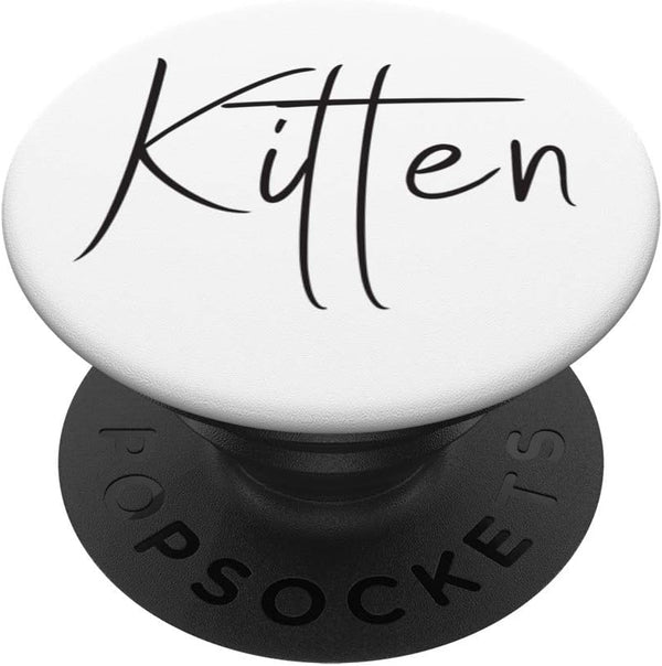 PopSockets PopGrip: BDSM Popsocket Kitten Petplay Casual Discreet Gift Swappable Grip for Phones & Tablets