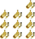 Eightwood 10pcs SMA Male Crimp Right Angle RF Connector for Coax Cable RG316 RG174 LMR100