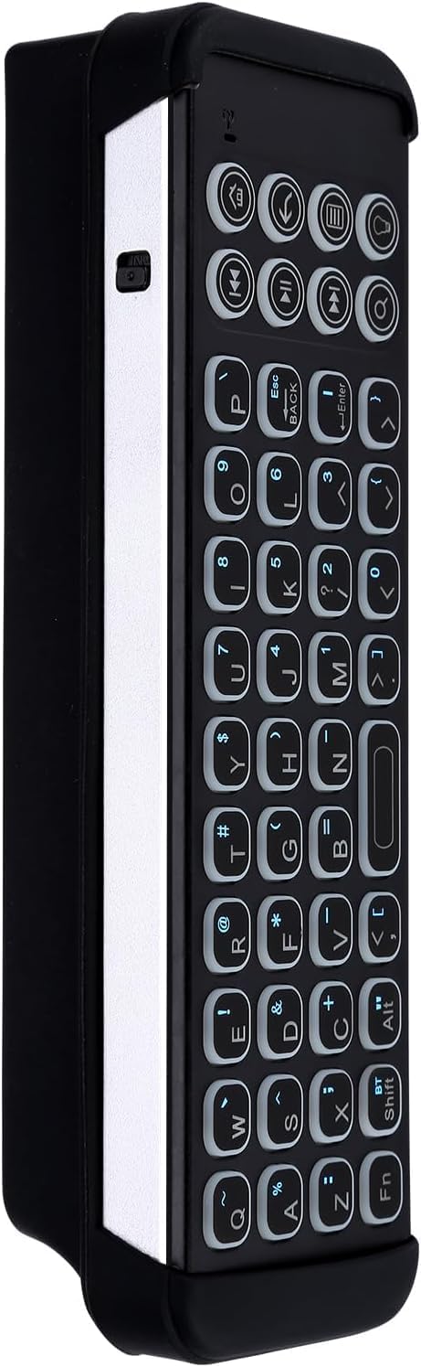 iPazzPort Mini Bluetooth Keyboard (QWERTY), Backlit Wireless Remote, Compatible with AMZ TV Stick 4K Max, Smart TV