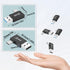 QIANRENON 90° Angle USB3.1 Male to USB C Male Charging Adapter, 10Gbps Data Connector for Wall Charger, 4Pcs