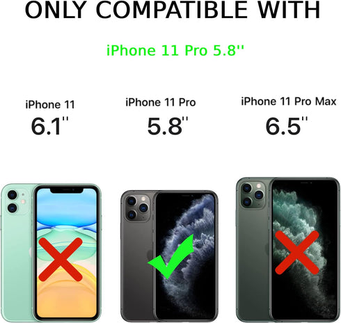 Bible Verses Aesthetic Phone Case for iPhone 11 Pro, Cute Indie Christian Positive Quotes Cover for Teens Men Women