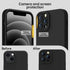Designed for iPhone 12 Pro Case - Upgraded Enhanced Camera Protection - Soft Microfiber Lining Inside - Liquid Silicone Shockproof Protective Phone Case 6.1" for Men Women Girls - Black