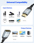 20 4K 20FT, 4K@60Hz, 2K, 1080P, PS5 HDMI Extension Cable FT, HDMI Extender Cable Male to Female Adapter Extension Cord