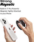 Svanove Magnetic Phone Grip Compatible with Magsafe Phone Grip Holder, Collapsible Cheetah Print Mag Safe Cellphone