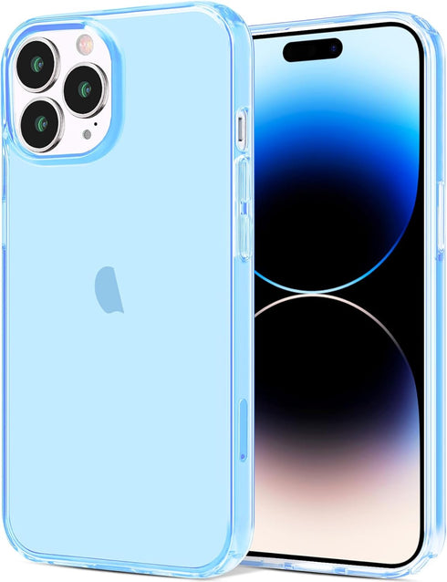 JJGoo Compatible with iPhone 14 Pro Case, Clear Soft Shockproof Protective Slim Thin Bumper Cover Transparent,
