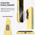 ORNARTO 16 6.9", 3 Compatible with iPhone Pro Max Case Slim Liquid Silicone Layers Soft Gel Rubber Shockproof