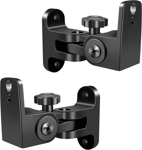 Speaker Wall Mounts, Universal Mounting Bracket for Small Surround Sound Speakers, Compatible with Bose, JBL, KEF