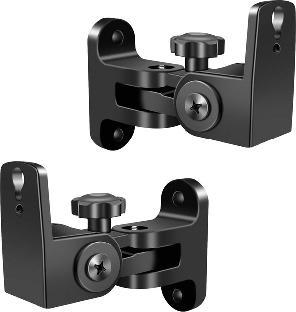 Speaker Wall Mounts, Universal Mounting Bracket for Small Surround Sound Speakers, Compatible with Bose, JBL, KEF