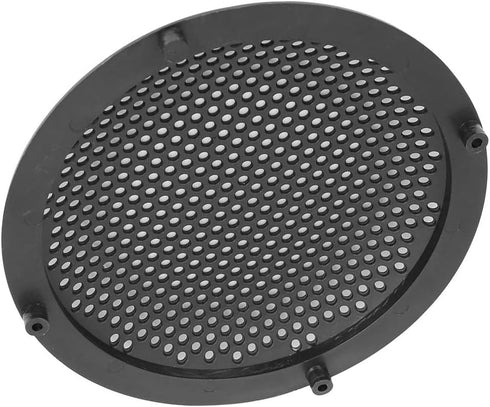 Unifizz 4pcs 6'' Plastic Audio Speaker Cover Mesh Subwoofer Grill Horn Guard Decorative Circle Grille Protector for