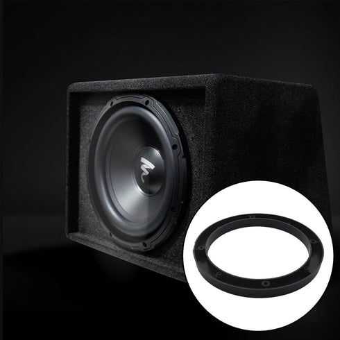 Saim 6.5" Dia Universal Black Plastic Speaker Spacer Adaptor Ring, Mounting Bracket for Car Stereo Speakers
