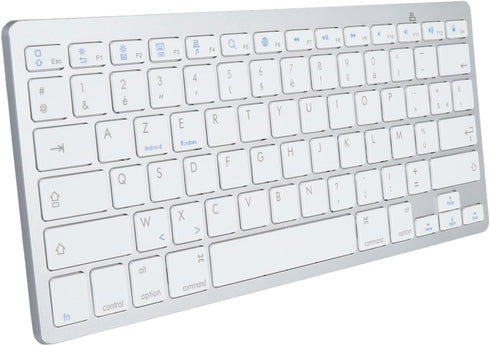 Zopsc Portable Compact Bilingual Language Keyboard, Bluetooth Keyboard for iOS, Android, Windows