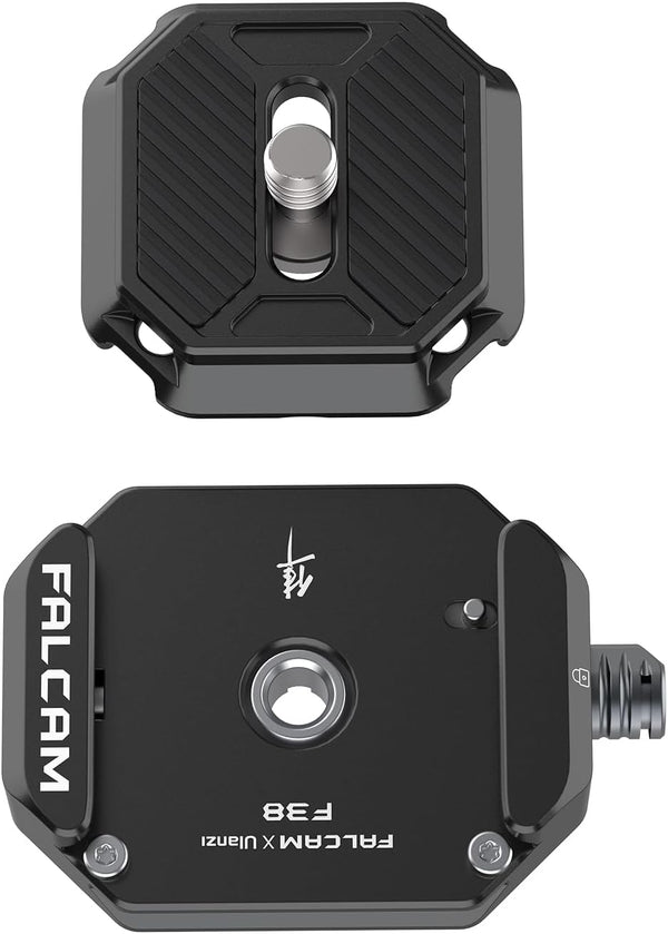 F38 Quick Release Kit V1, Plate for DSLR/Mirrorless Camera, Compatible with Tripod/Stabilizer/Gimbal/Slider, Arca