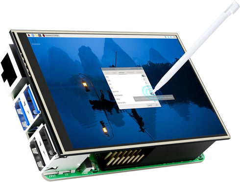 CUQI 3.5 Inch Touchscreen for Raspberry Pi 5, 480 x 320 Pixel 60